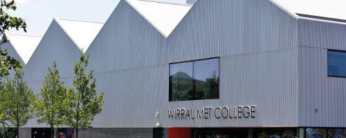 Wirral Met College Wirral Waters campus front side