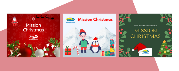 Mission Christmas banner