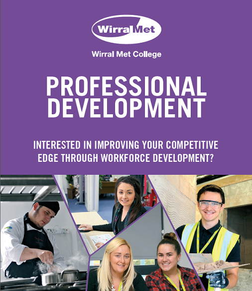 Wirral Met Professional Development poster
