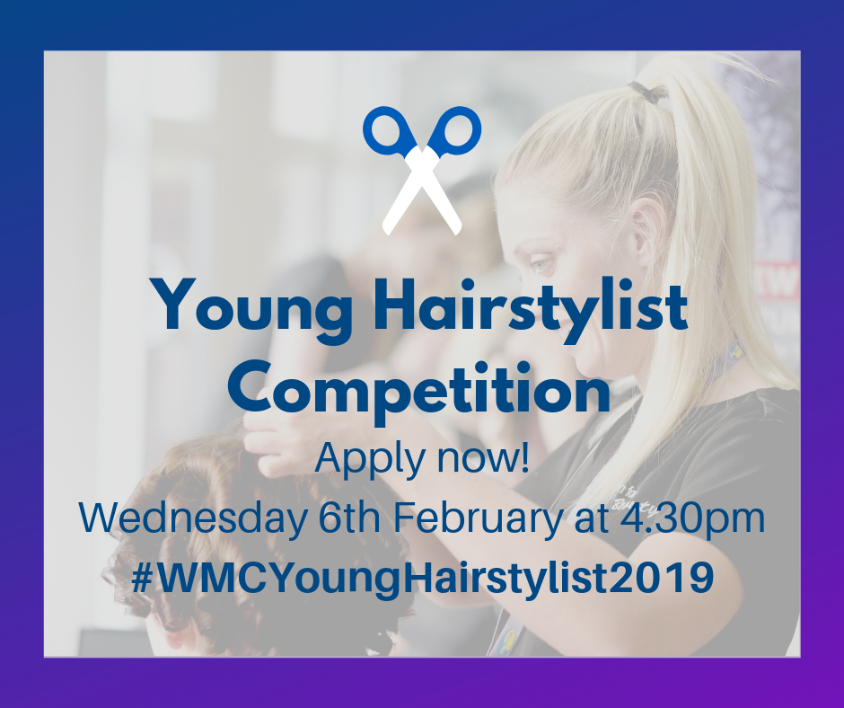 Young Hairstylist Competition Application Poster