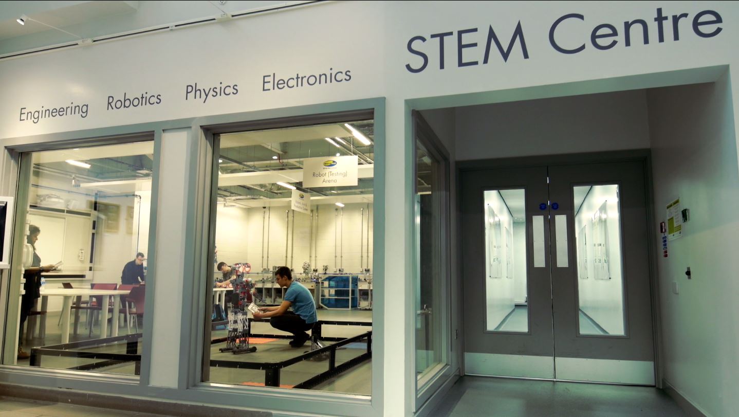 Wirral Met STEM Centre at Twelve Quays Campus with robotics lab