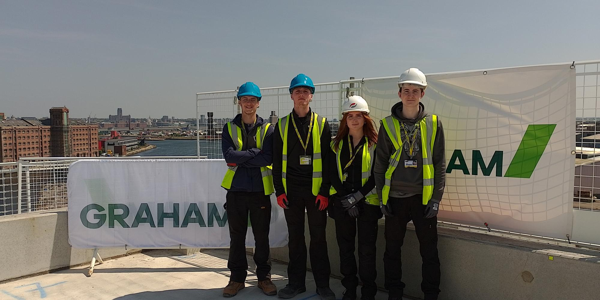 Students On Roof