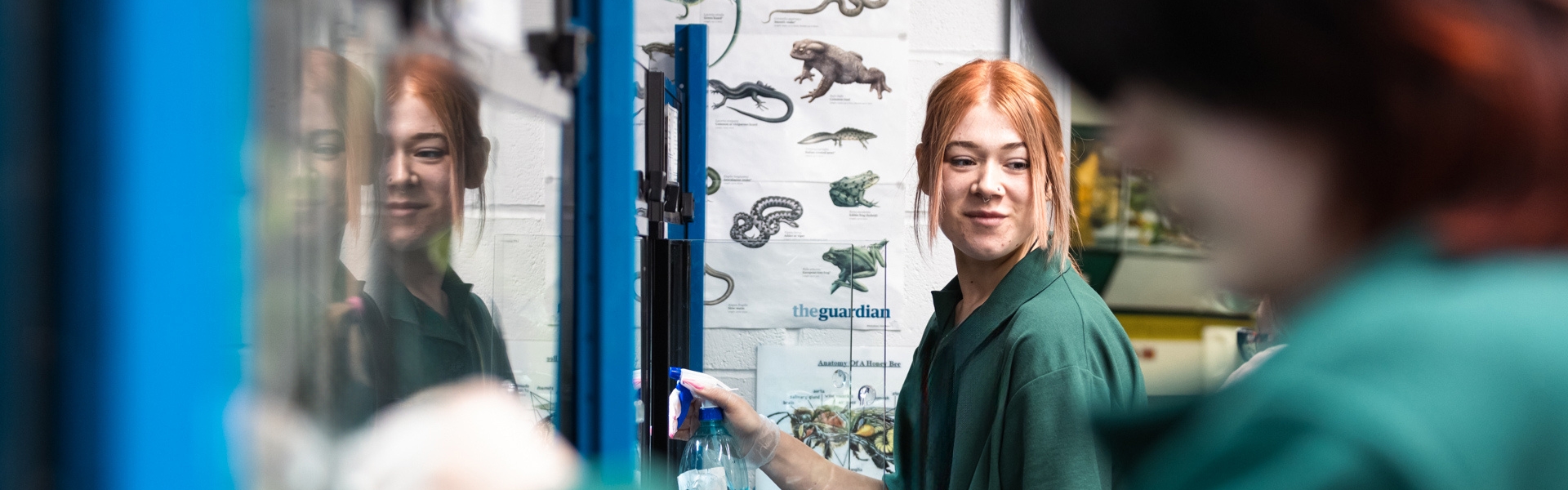 Wirral Met Animal Management students in classroom