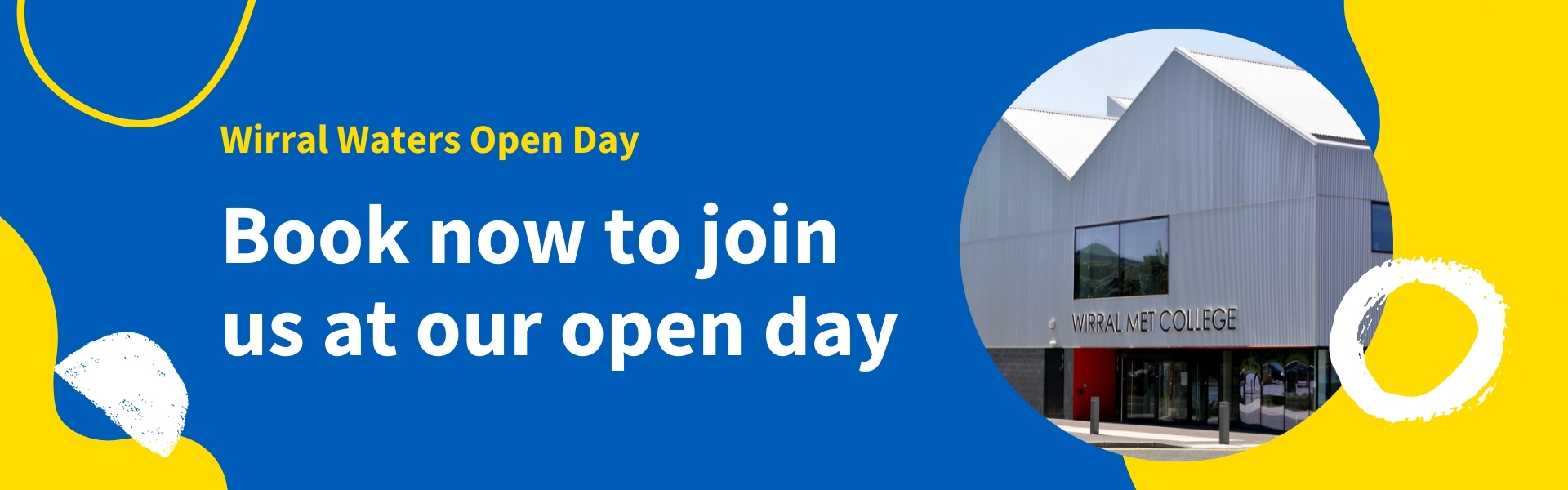 Book now to join us at our open day