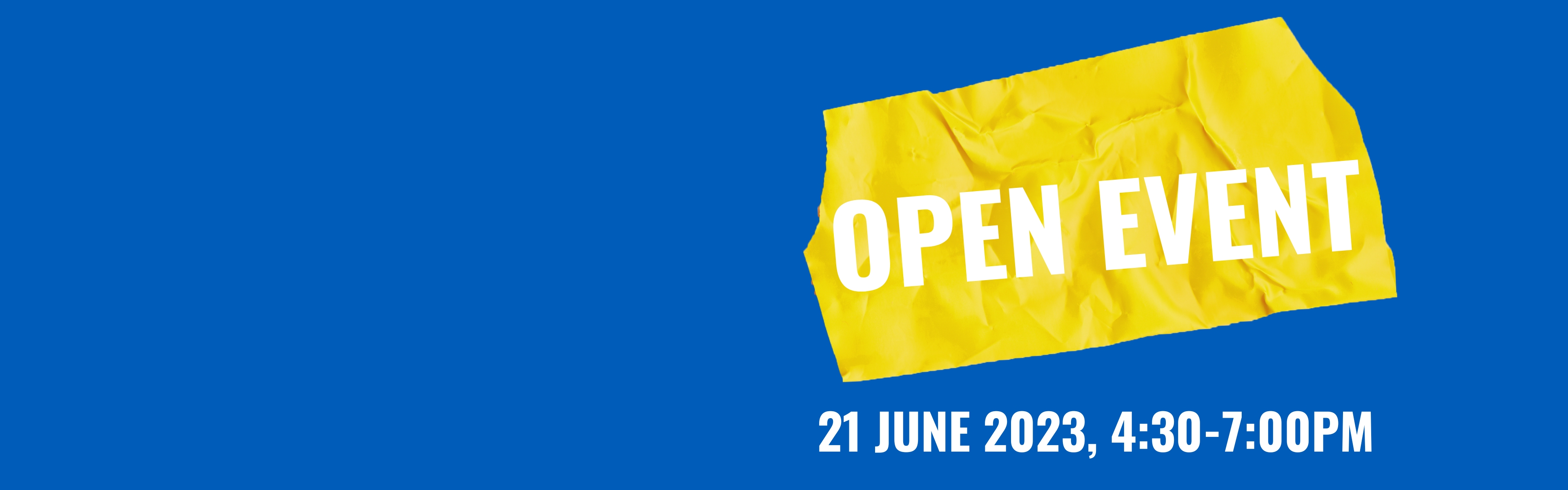 June Open Day 2023 Banner