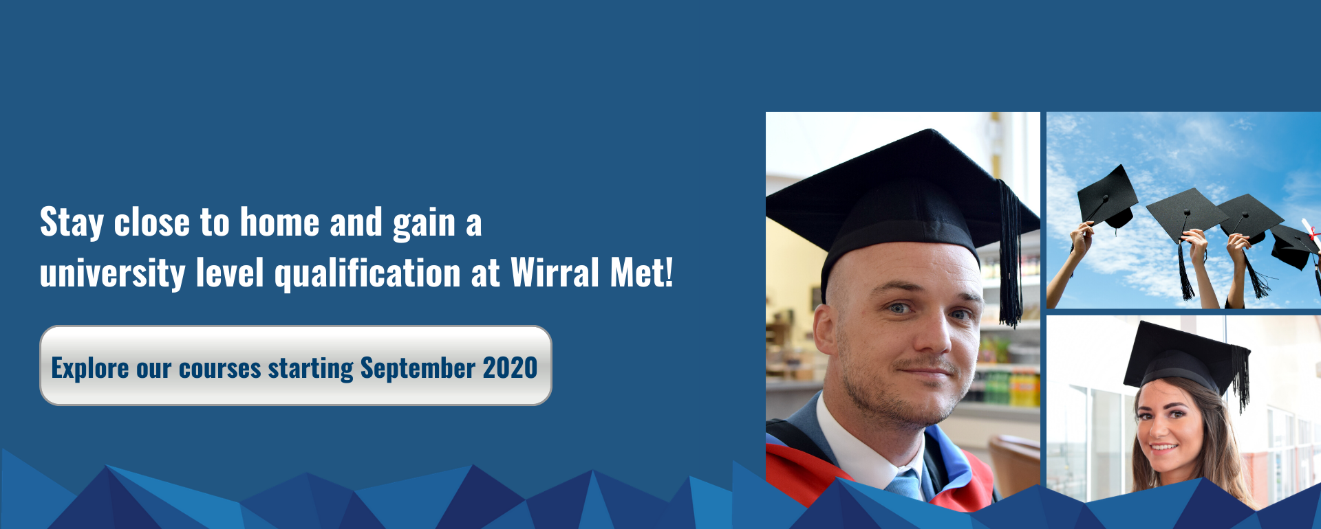 Wirral Met offer a wide range of Degrees, Foundation Degrees, Higher National Certificates and Diplomas (HNCs/HNDs) as well as teaching qualifications.