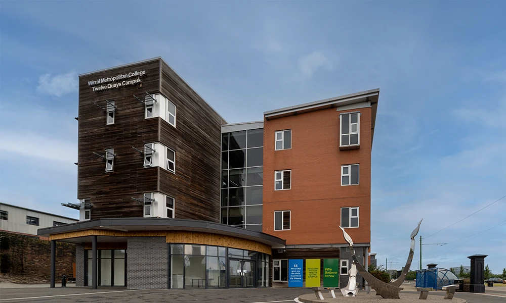 Twelve Quays campus from the outside