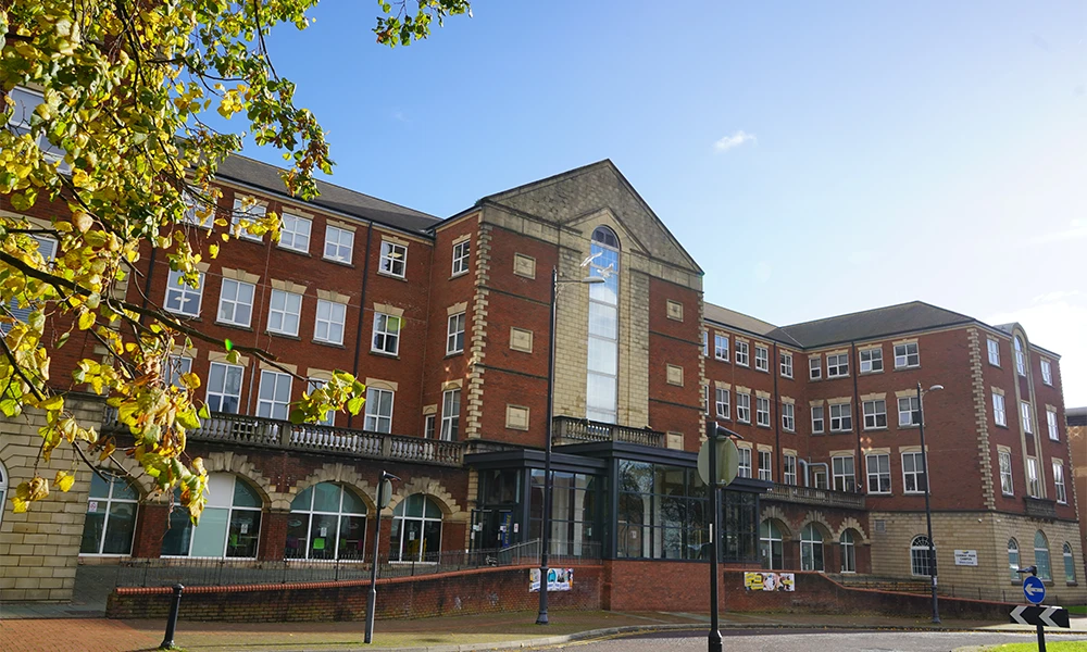 Conway Park campus from the outside during the day