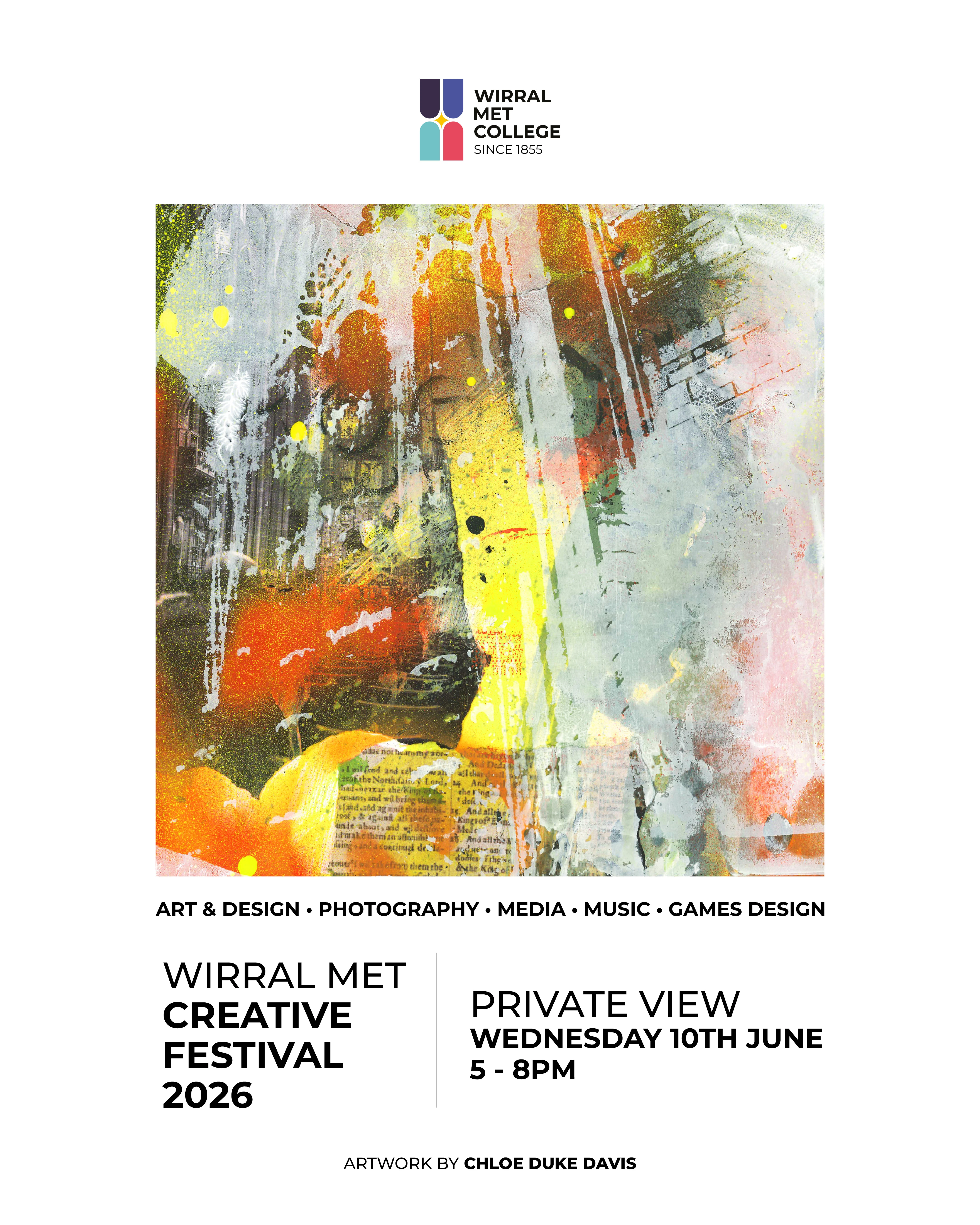 An artistic poster