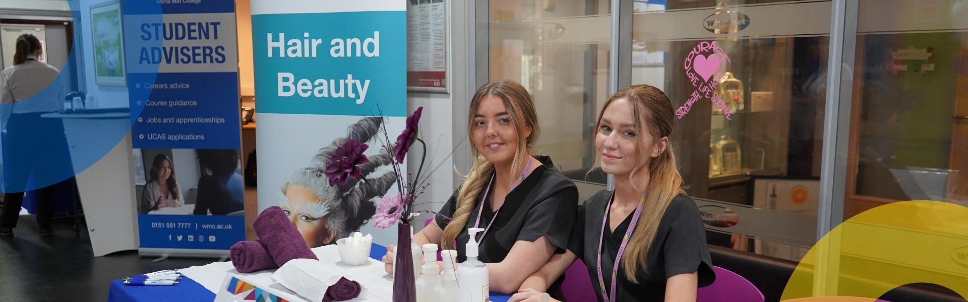 wirral met college beauty therapy students