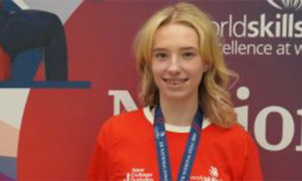 World Skills UK winner at event