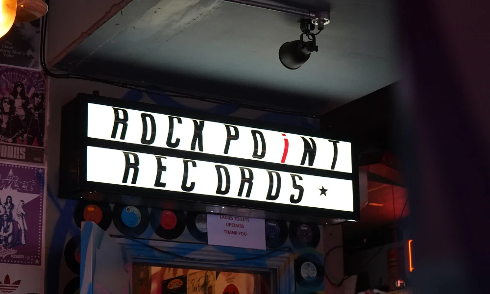 Rockpoint Records Sign