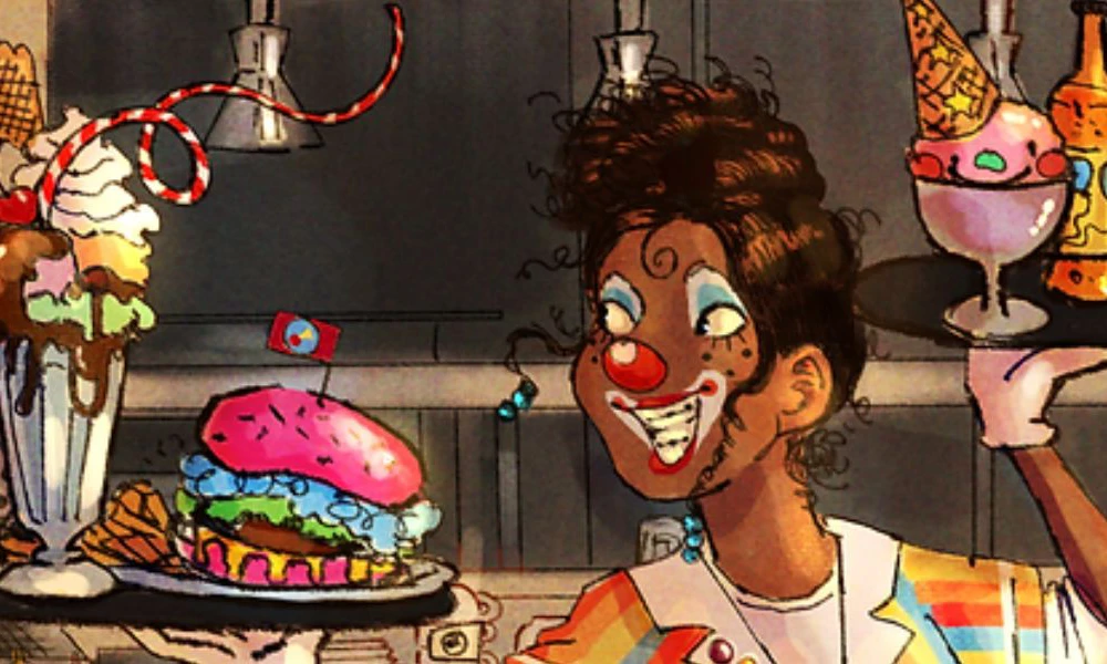 Artwork done by Wirral Met student Breena Sinclair