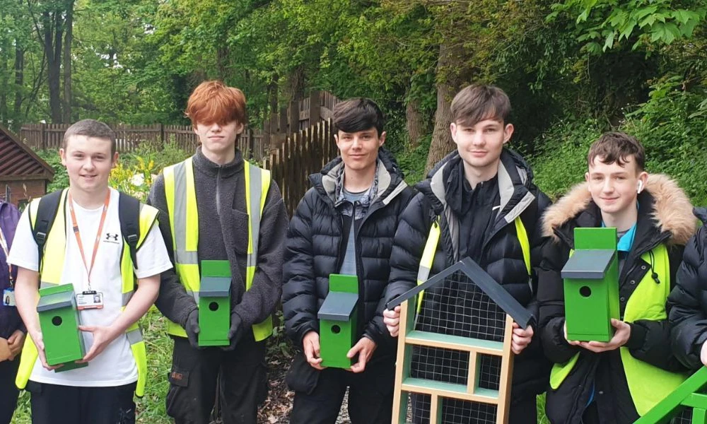 Wirral Met students helping out at Clatterbridge Cancer Charity