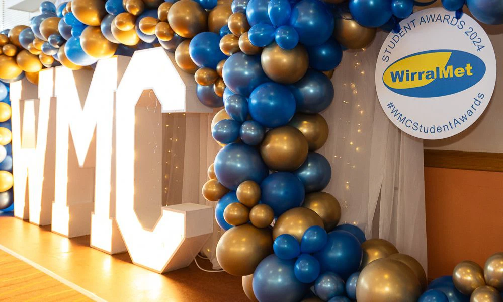 Further Education Awards Ceremony balloon stand