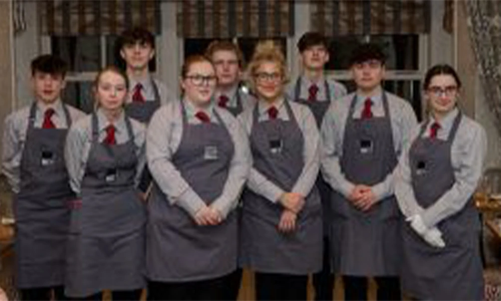 Wirral Met students at Devonshire Fell Hotel