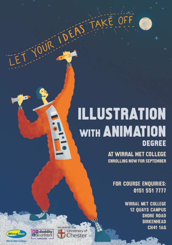 Let your dreams take off. Illustration Animation BA Hons degree