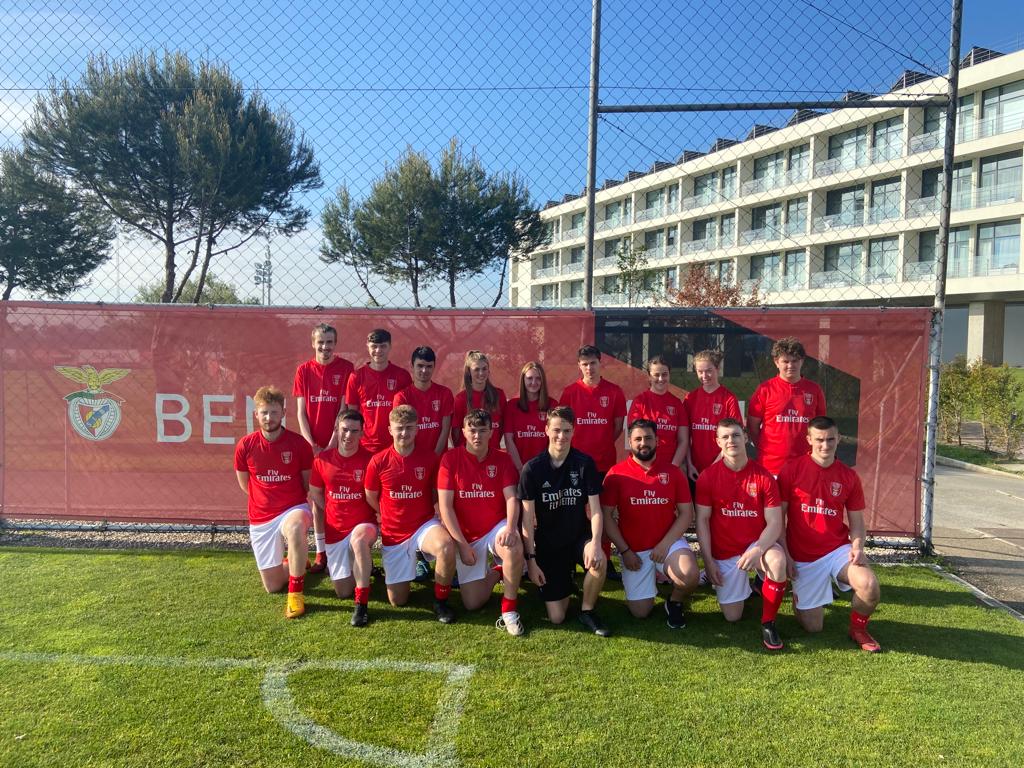 Wirral Met footballers at Benfica FC