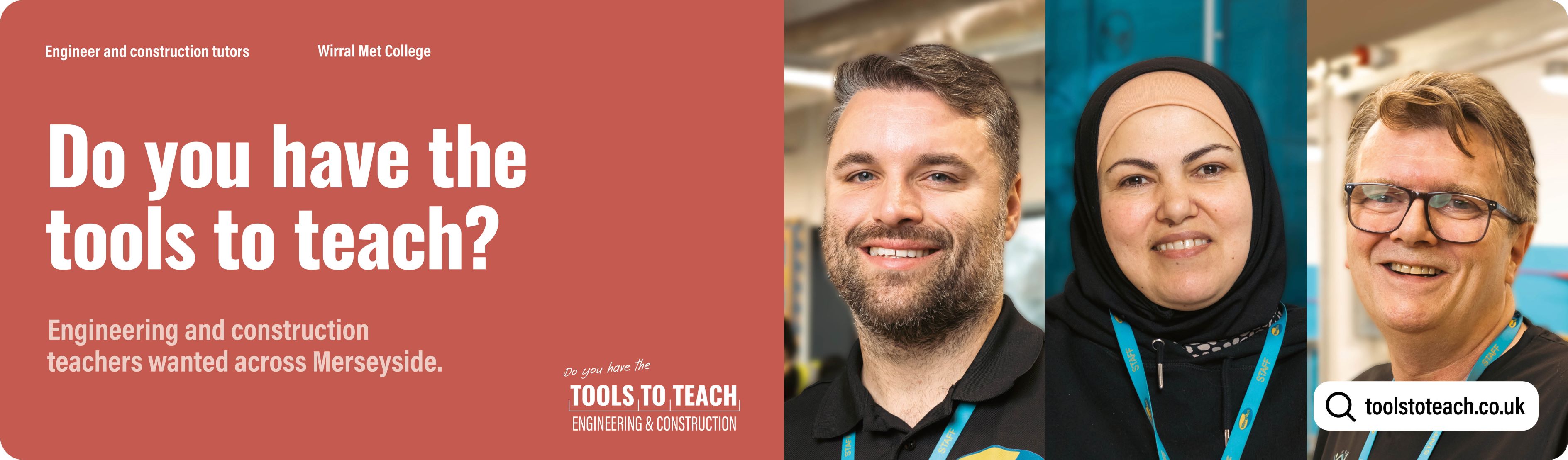Tools To Teach Landing Page Banner 