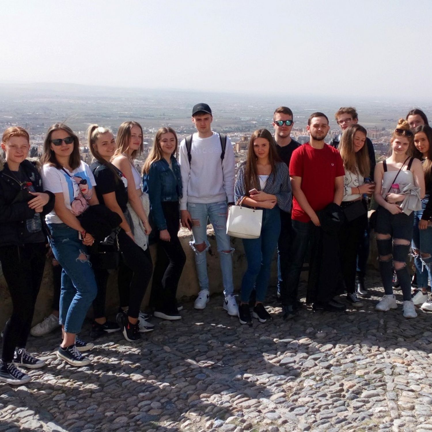 Wirral Met Travel & Tourism students in Granada, Spain